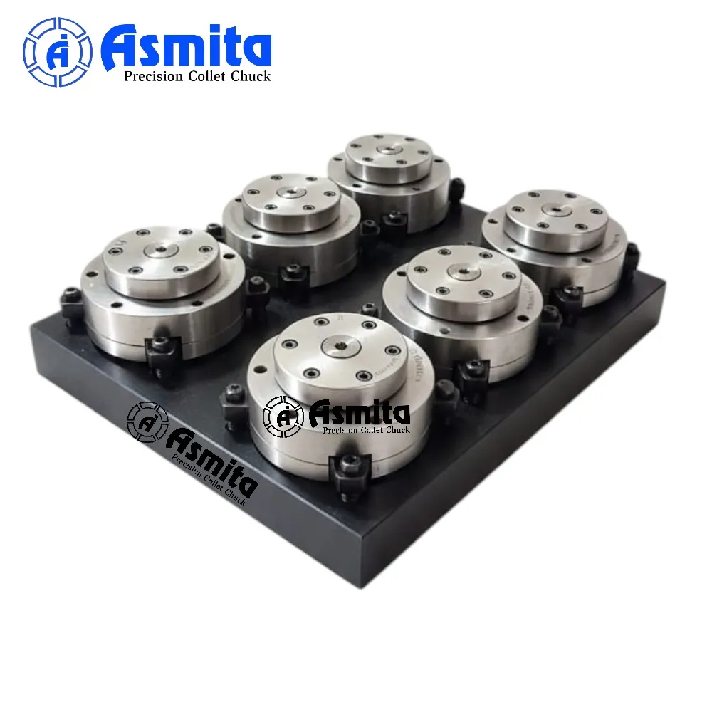 MULTIPLE OD CLAMPING COLLET CHCUCK PNEUMATIC STATIONARY